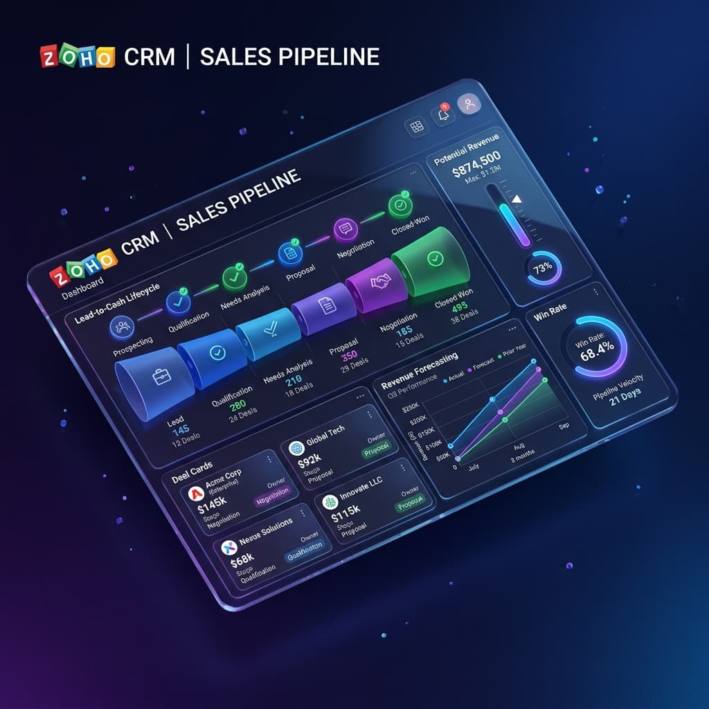 Zoho CRM Sales Pipeline